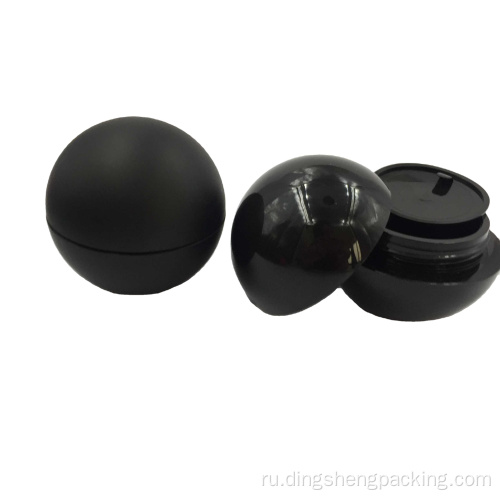 горшок de sphere de couleur noire mate 1oz pot de creme de Haute Qualite 50 мл